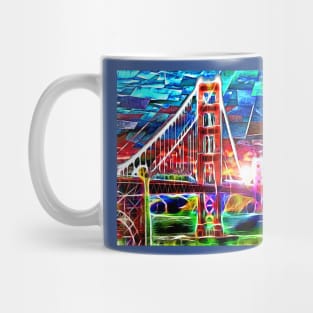 Golden Gate Bridge in Colors Mug